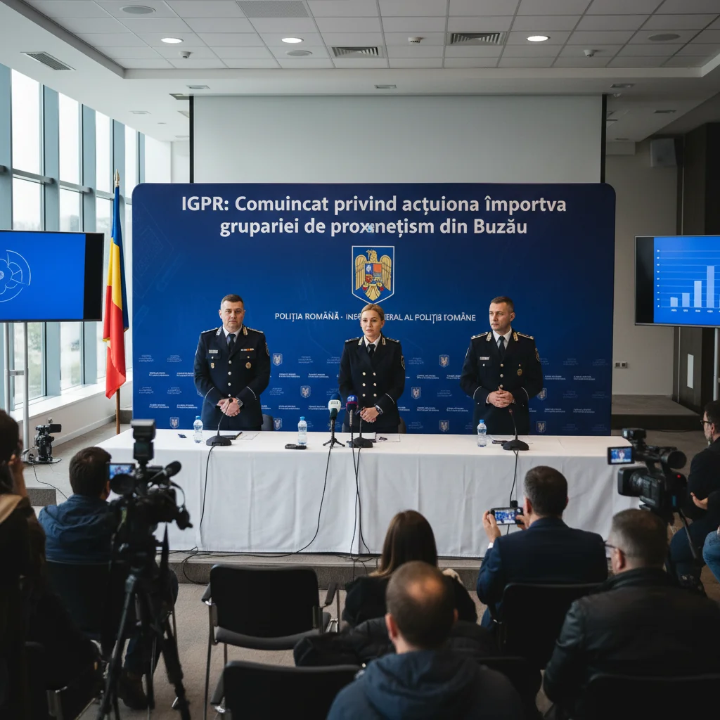 Acțiune a poliției împotriva unei grupări de proxenetism din Buzău, anunțată de IGPR