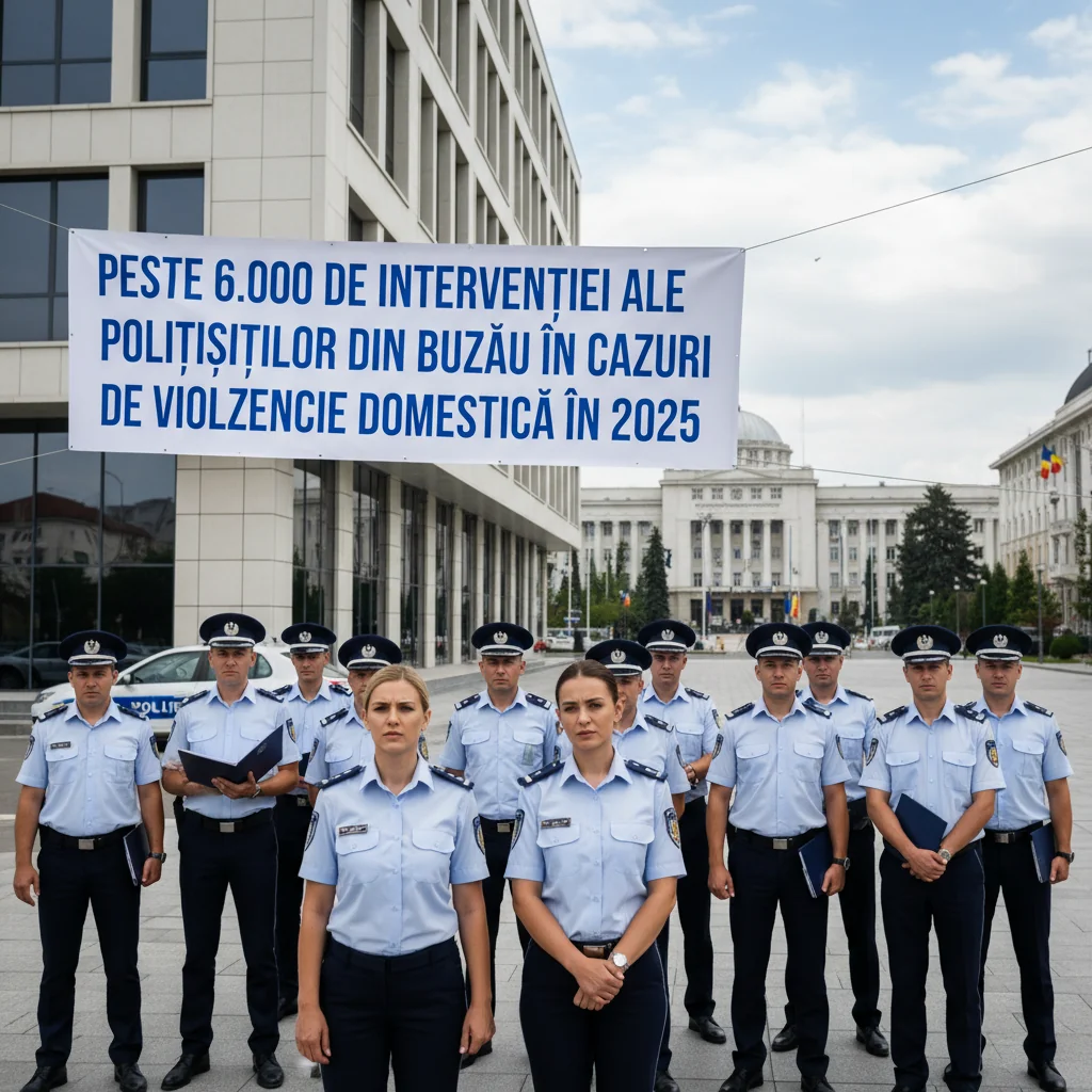 Buzău: peste 6.000 de intervenții ale polițiștilor în 2025 în cazuri de violență domestică