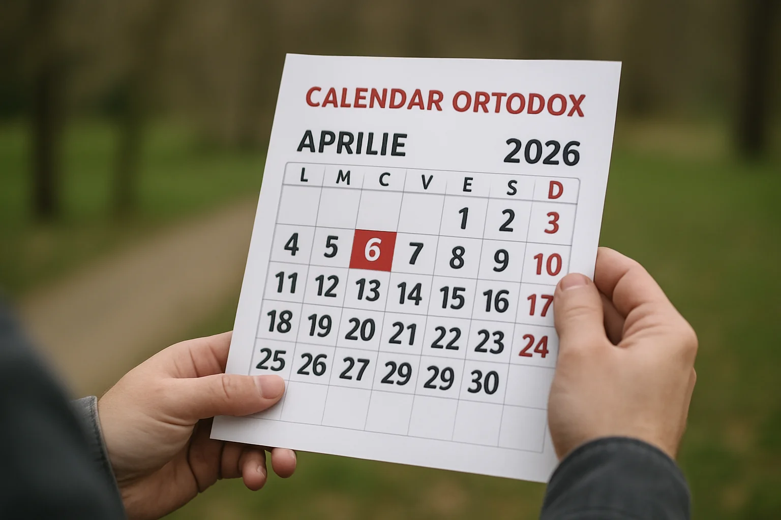 Calendar ortodox – 2026-04-05