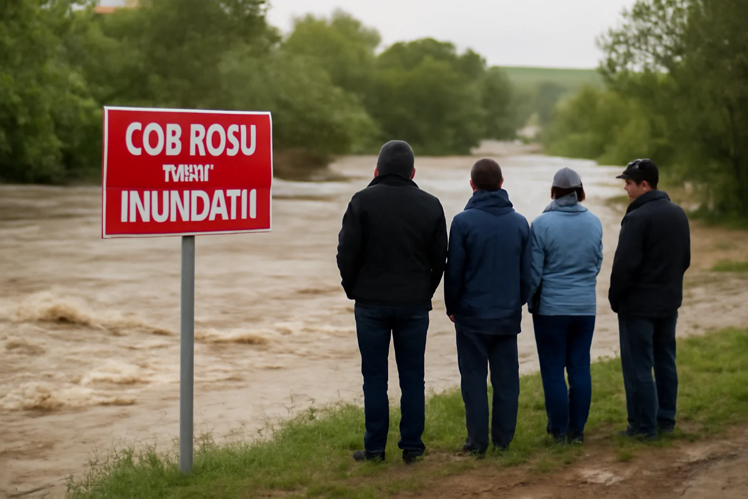 Cod roșu de inundații pe râul Nișcov: avertizare hidrologică pentru județul Buzău