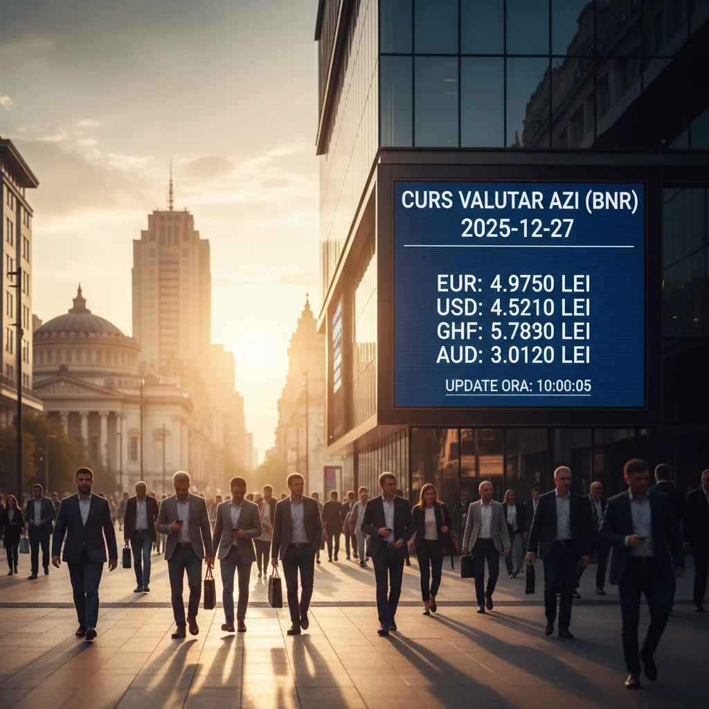 Curs valutar azi (BNR) – 2025-12-27