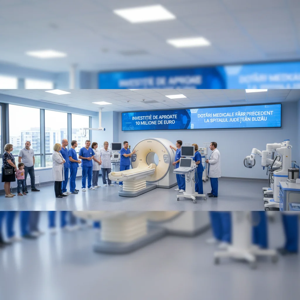 Dotări medicale fără precedent la Spitalul Județean Buzău, 10 milioane euro