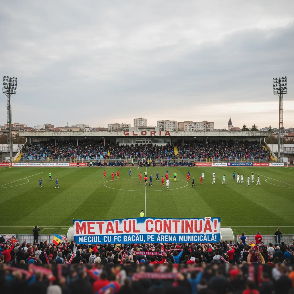 duelul cu FC Bacău se mută pe arena municipală