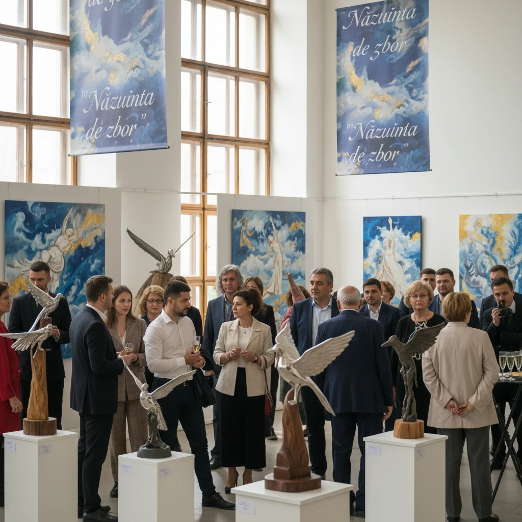 Expoziție de arte vizuale Năzuința de zbor la Brătianu
