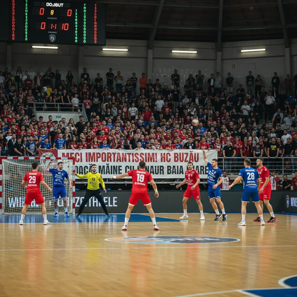 HC Buzău joacă mâine meci crucial cu Minaur Baia Mare