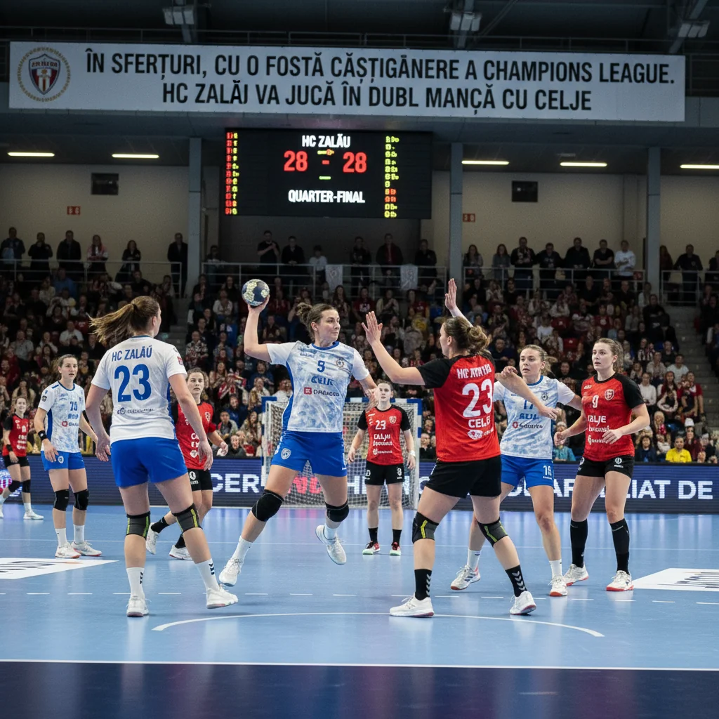 HC întâlnește în sferturile Champions League pe fosta campioană Celje, în dublă manșă