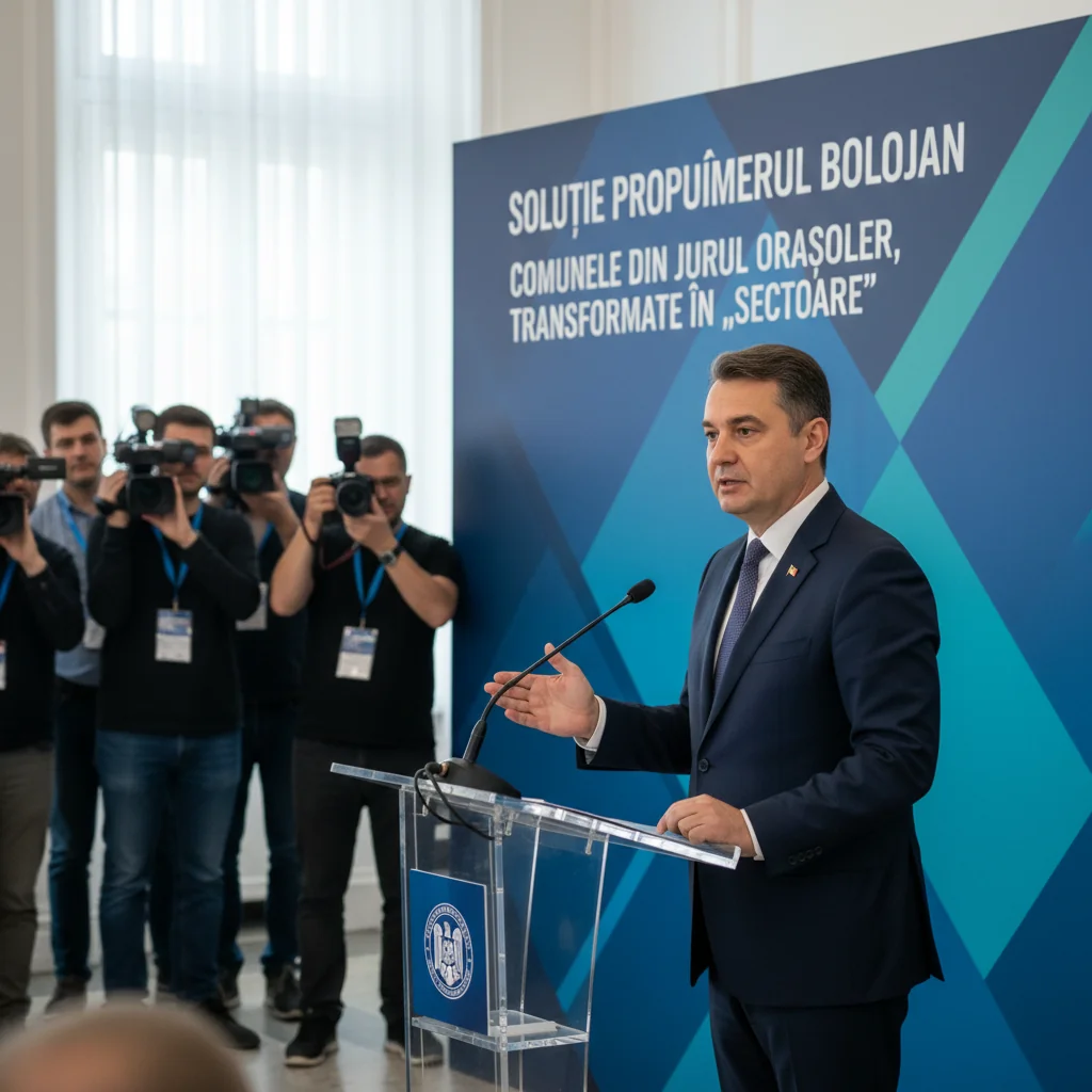 Integrarea comunelor periurbane ca noi unități administrative tip sector