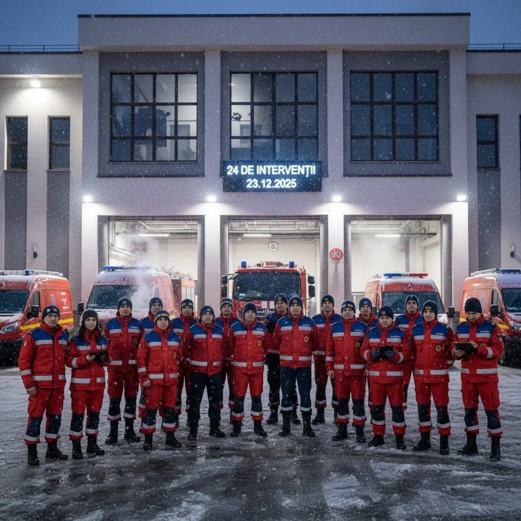 ISU Buzău anunță 24 de intervenții într-o singură zi în județul Buzău