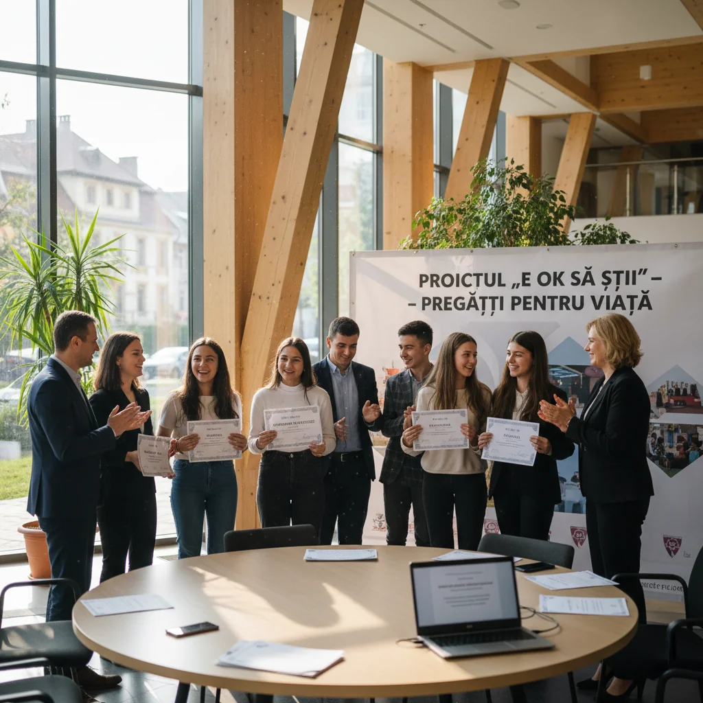Liceenii, pregătiți pentru viață după un proiect de succes