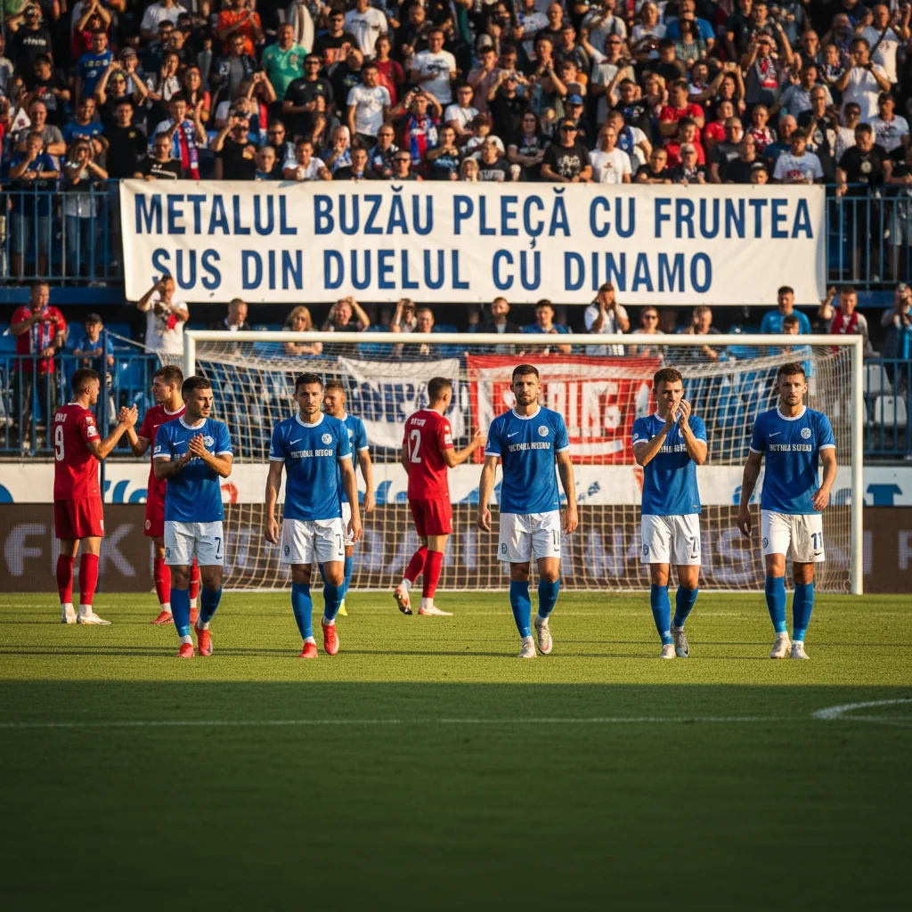 Metalul Buzău încheie onorabil confruntarea cu Dinamo