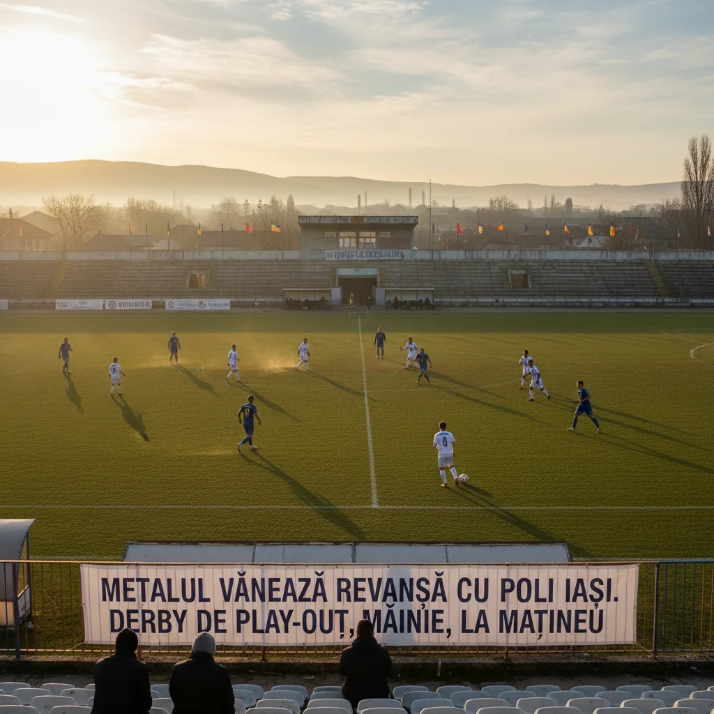 Metalul caută revanșa în derby-ul cu Poli Iași mâine
