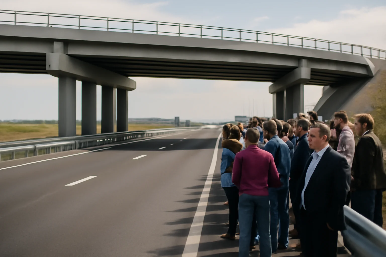 Pasajul de pe DN2 Spătaru, parte din Autostrada A7 Ploiești – Buzău
