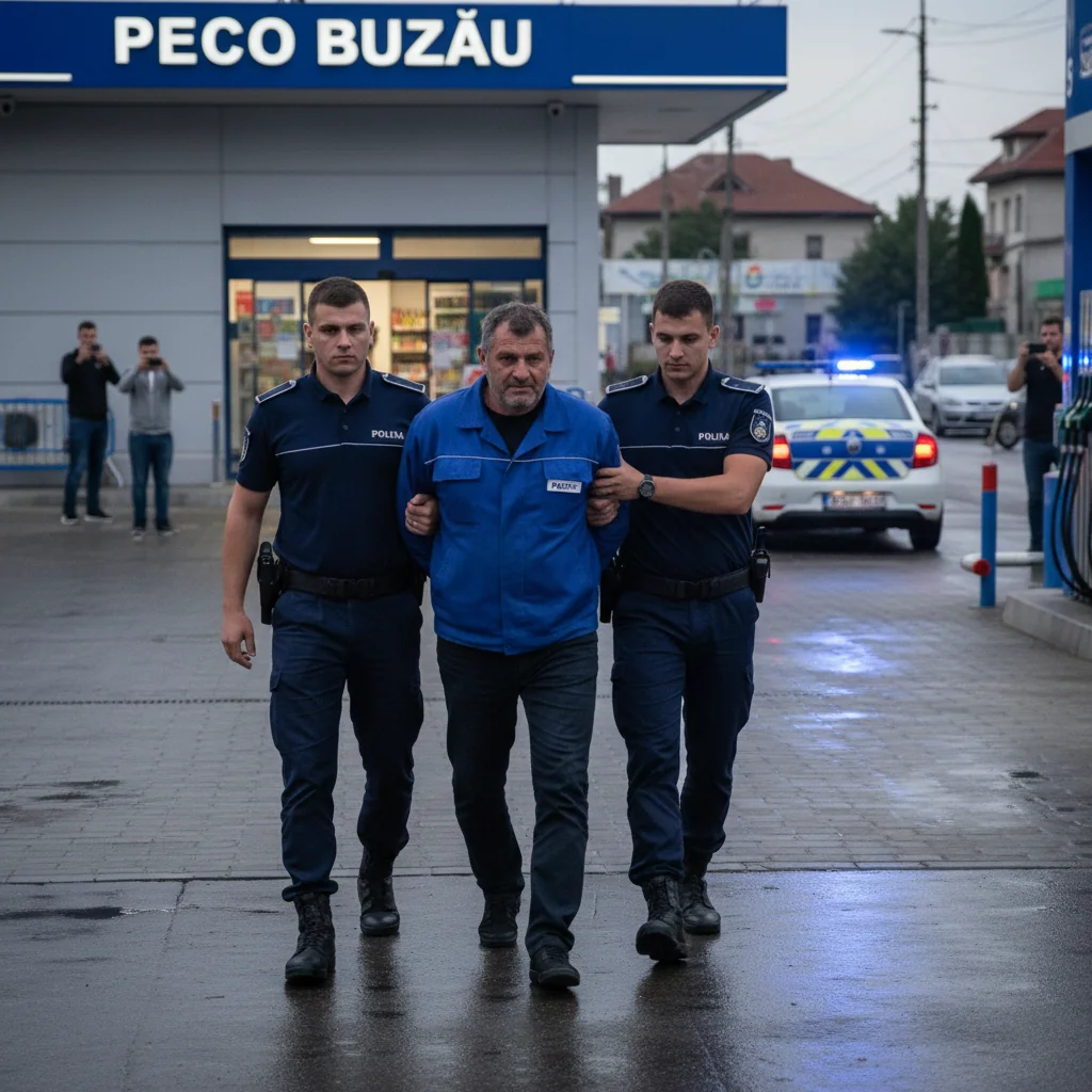 Paznic al unei stații peco din Buzău reținut pentru purtare abuzivă după agresarea unei femei
