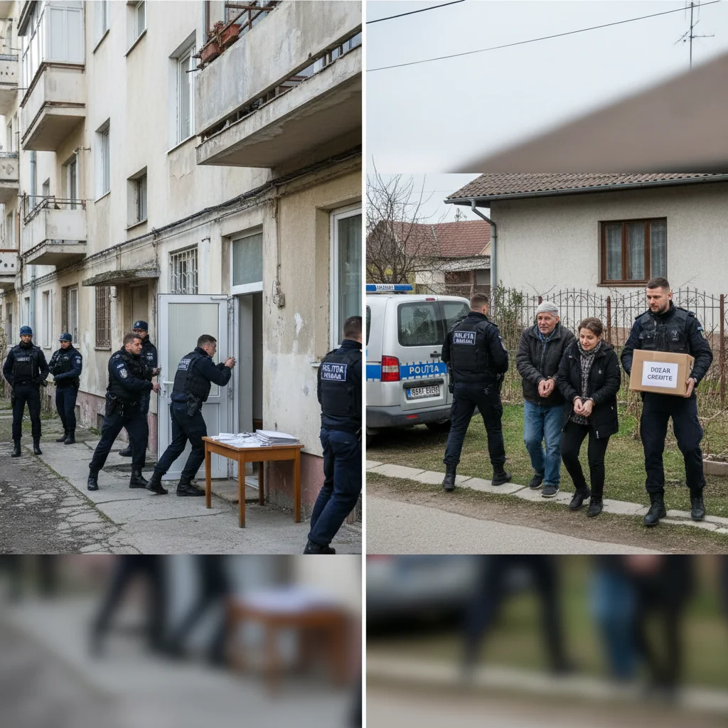 Percheziții la Buzău și Constanța într-un dosar de credite luate pe numele unor falși pensionari militari