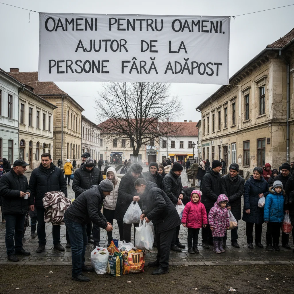 Persoanele fără adăpost se mobilizează pentru a-i sprijini pe cei aflați în nevoie