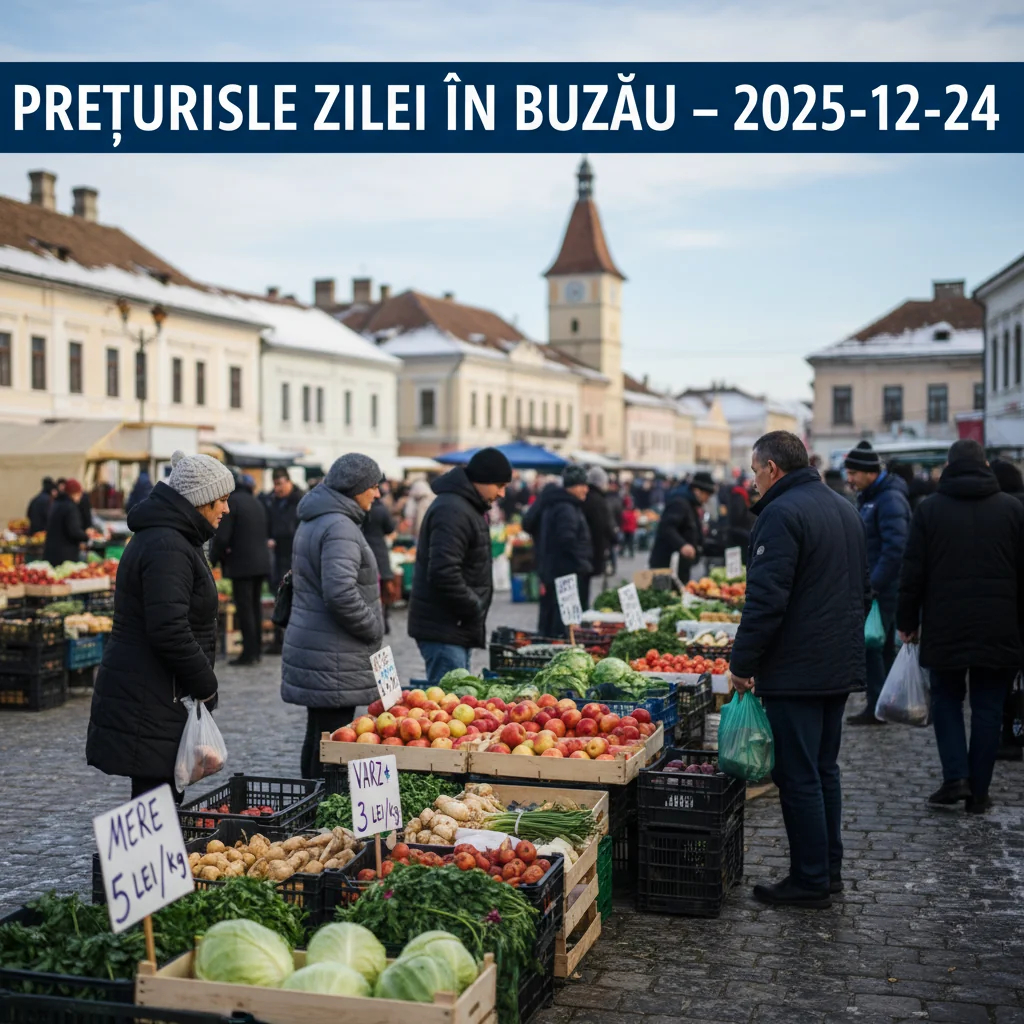 Prețurile zilei în Buzau – 2025-12-24