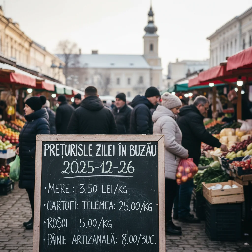 Prețurile zilei în Buzău – 2025-12-26