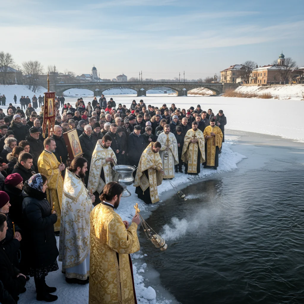 Procesiunea de Bobotează la Buzău 2026: pelerinaj și sfințirea apei la râul Buzău