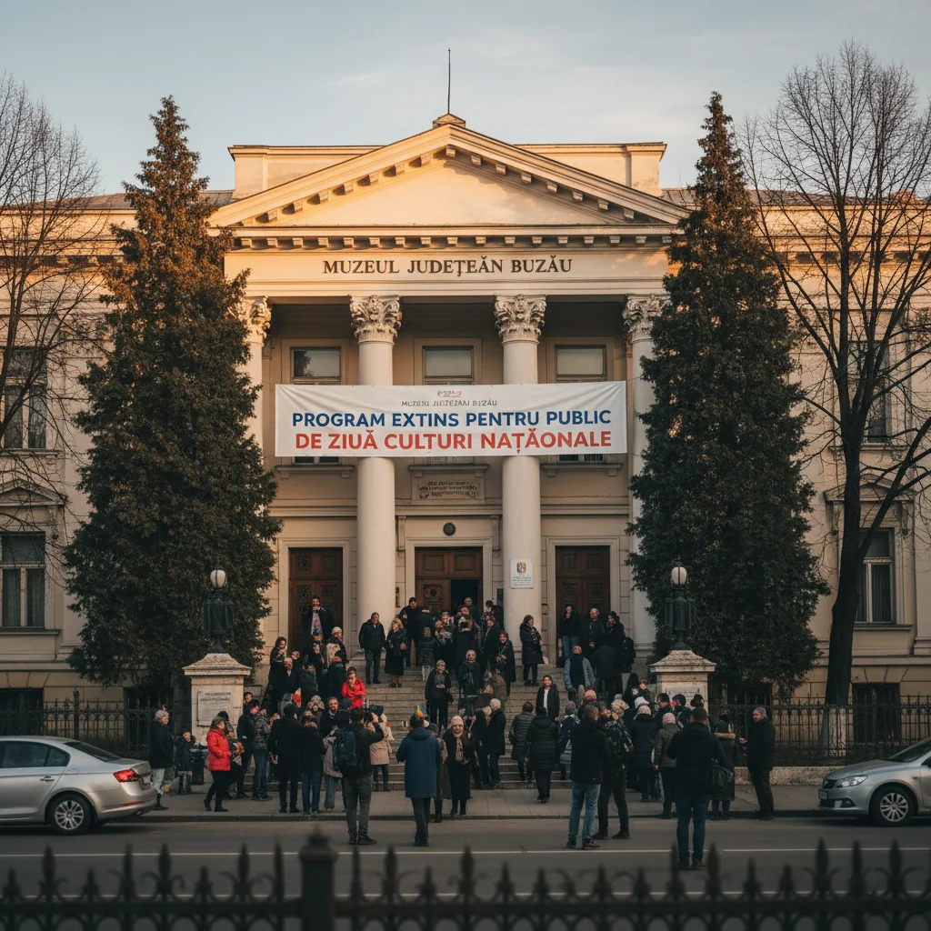 Program prelungit pentru vizitatori la Muzeul Județean Buzău de Ziua Culturii Naționale