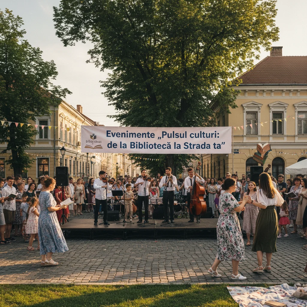 Programul „Pulsul culturii: de la Bibliotecă la Strada ta” aduce evenimente culturale în Buzău