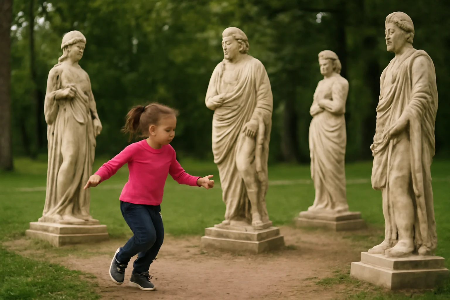 Reluarea activităților Weekenduri la Măgura cu jocuri între sculpturi