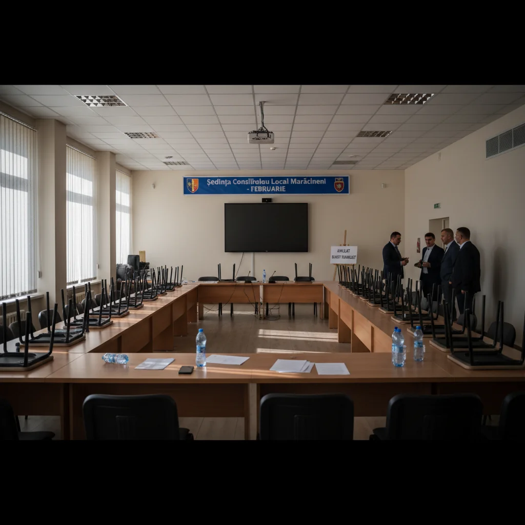 Ședința Consiliului Local Mărăcineni din februarie, anulată: anunț oficial la Buzău