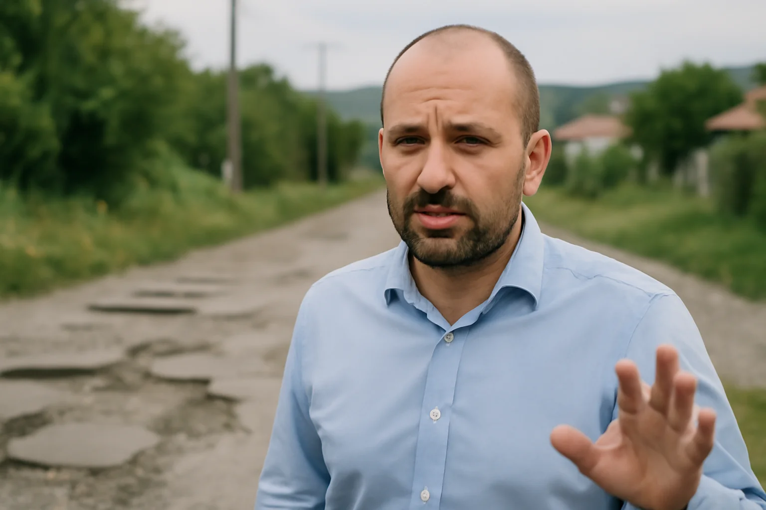 Silviu Iordache, candidat independent, lansează un nou videoclip despre starea drumurilor și administrația din Năeni