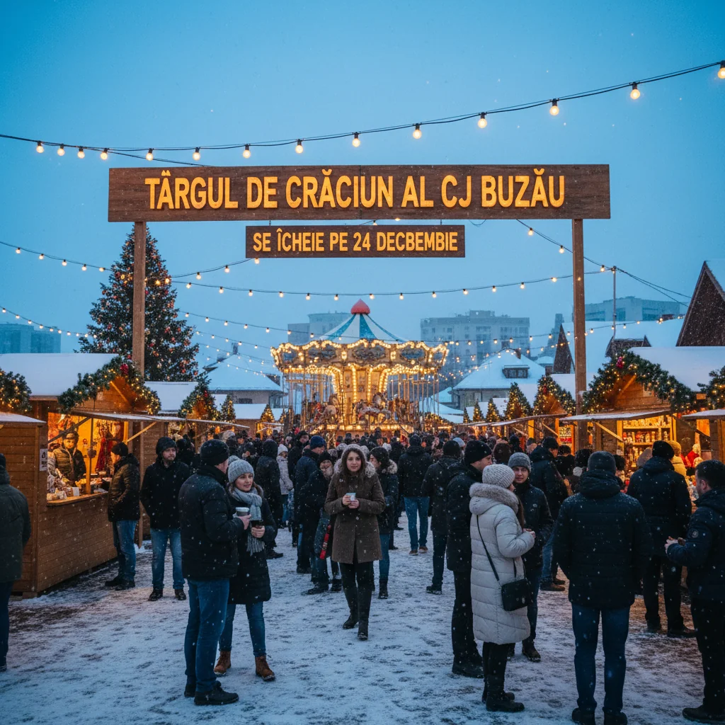 Târgul de Crăciun al Consiliului Județean Buzău se încheie pe 24 decembrie la Centrul Muzeal I.C. Brătianu