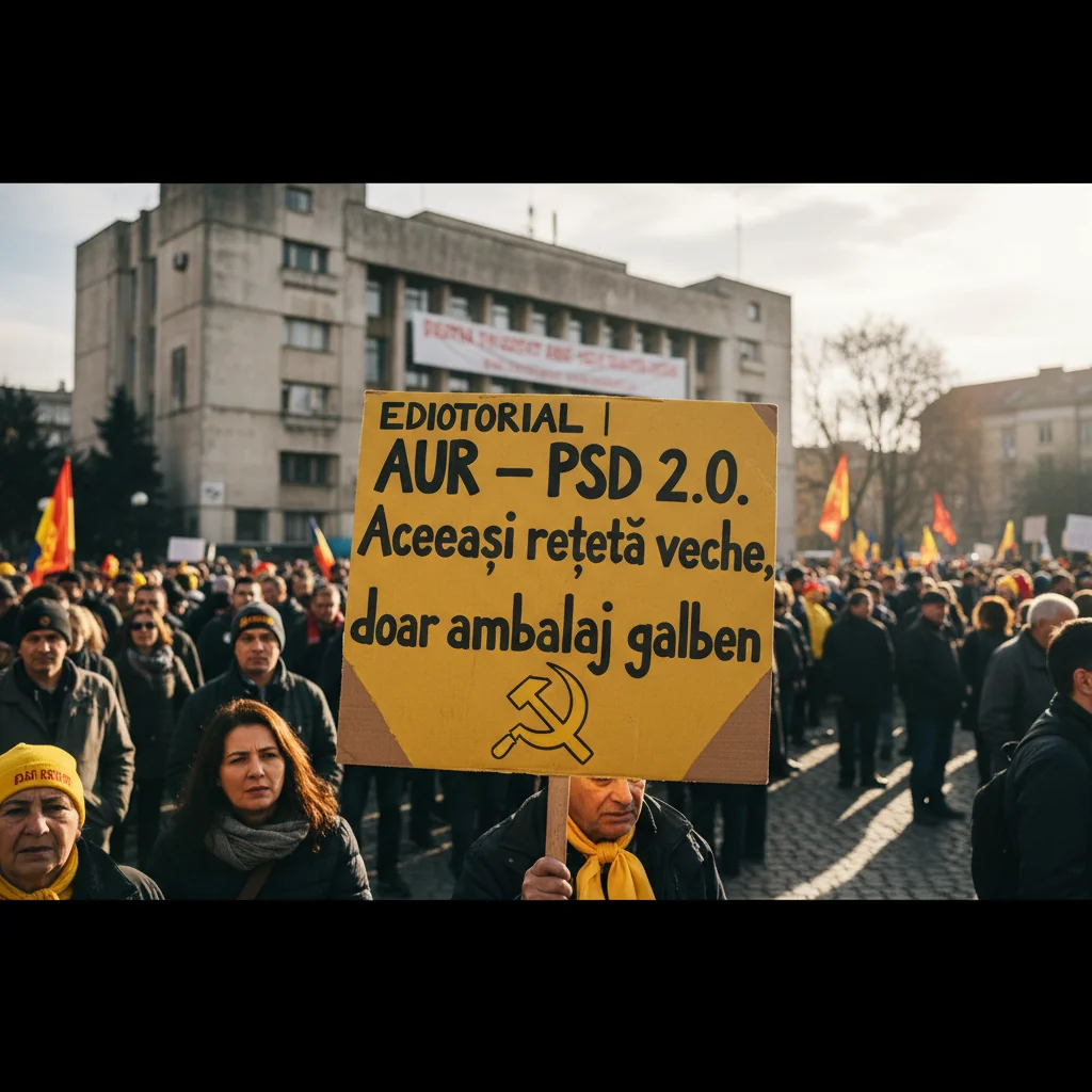 Vechea Rețetă Politică în Noul Ambalaj Galben