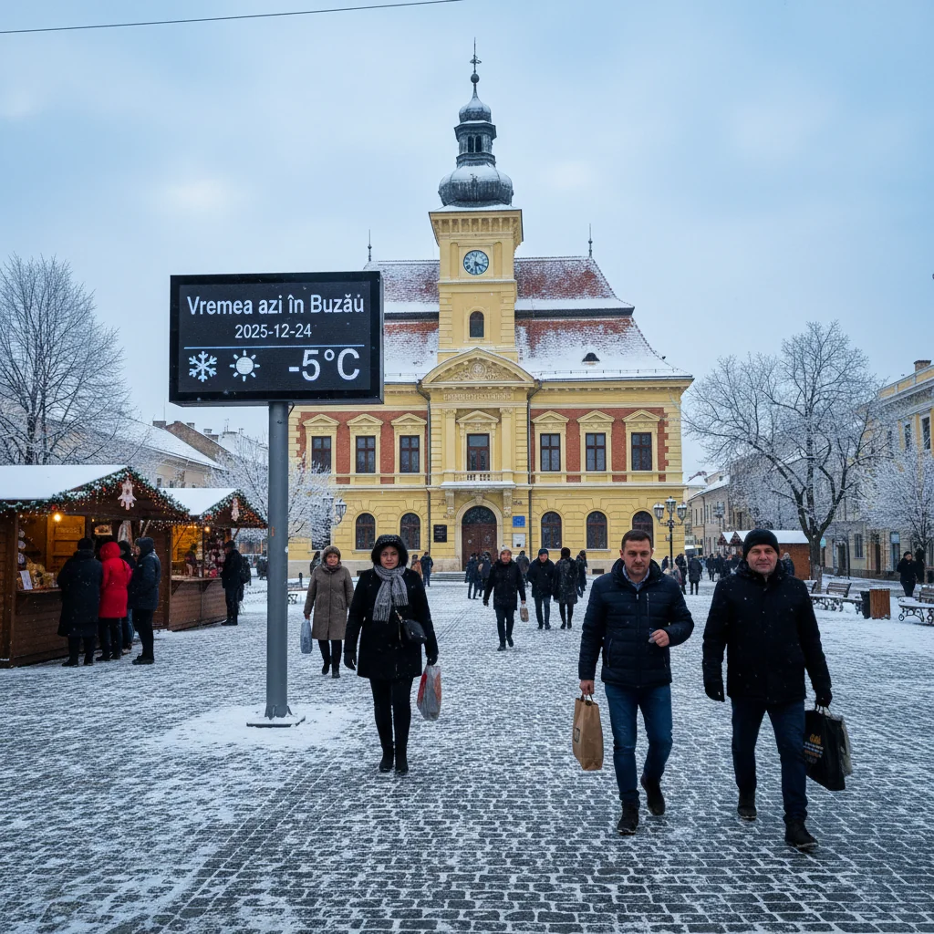 Vremea azi în Buzău — 2025-12-24